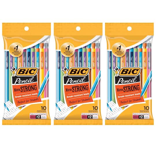 USA MPLWP101BK-3 0.9 mm Mechanical Pencils - 10 Per Pack - Pack of 3